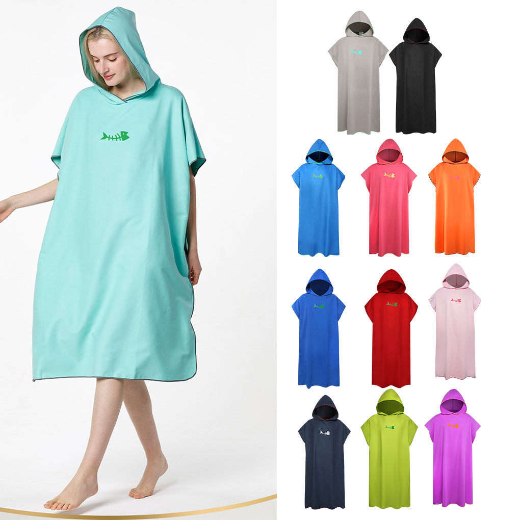 Beach Towel Large - Toalha com capuz poncho adulto toalha