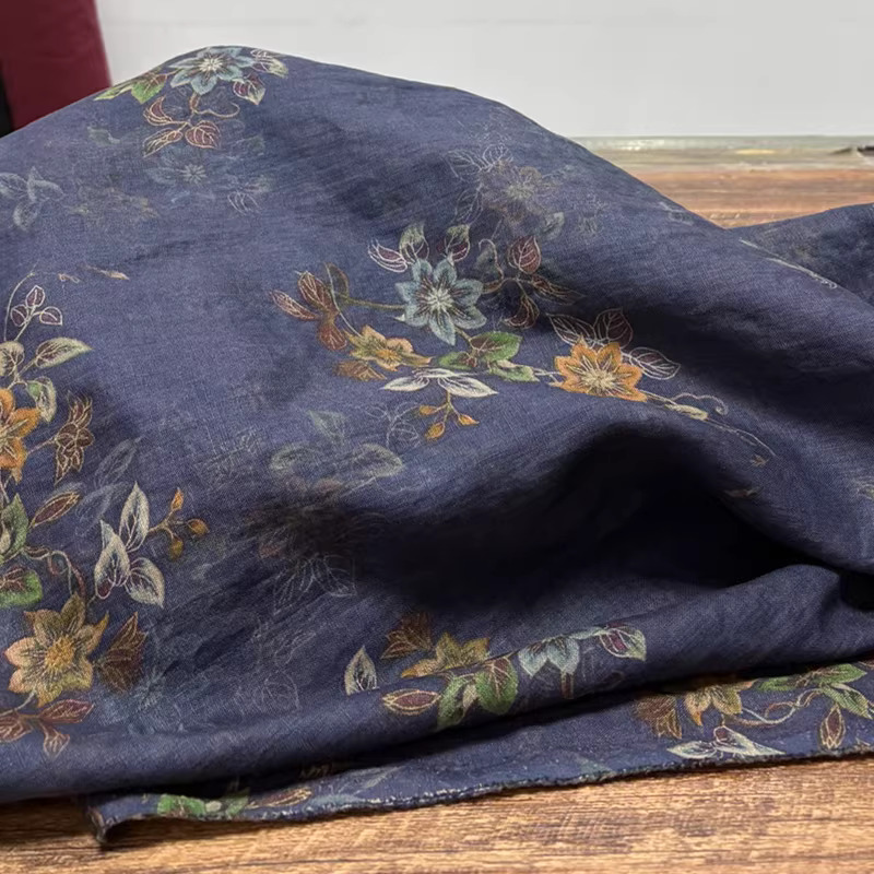 Linen Shirt Breathable - Tecidos de linho puro de alta