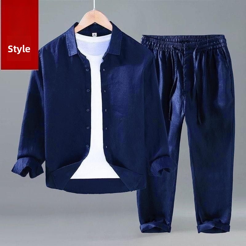 Conjunto de Camisa de Linho So - Linen Shirt Breathable avaliação e preço